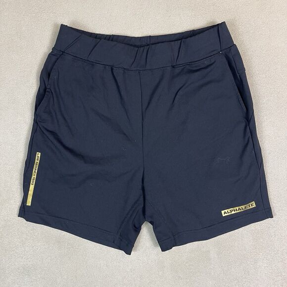 Alphalete Other - Alphalete Shorts Mens Medium Black Athletic Sweat Logo Workout Gym Adult